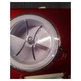 NostalgiaRetro Table-Top Red Snow Cone Maker, Makes 20 Icy Treats, With 2 Reusable Plastic Cups & Ice Scoop - Retail: $60