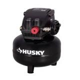 Husky3 Gal. 120 PSI Portable Electric Oil-Free Light Duty Pancake Air Compressor with Fold Down Handle and 1-Quick Coupler - Retail: $67
