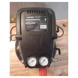 Husky3 Gal. 120 PSI Portable Electric Oil-Free Light Duty Pancake Air Compressor with Fold Down Handle and 1-Quick Coupler - Retail: $67