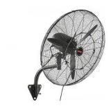 VEVOR 24 Inch 3-Speed 7000 CFM Black Waterproof Wall Mount Oscillating Fan - Retail: $107
