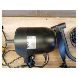 VEVOR 24 Inch 3-Speed 7000 CFM Black Waterproof Wall Mount Oscillating Fan - Retail: $107