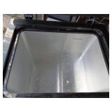 Kismile 1.8 Cubic Feet Chest Freezer with Removable Basket Free Standing Top Open Door Compact Freezer with Adjustable Temperature for Home/Kitchen/Office/Bar - Retail: $170