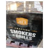 Highland Offset Charcoal Smoker and Grill with 900 sq. in. Cooking Area in Black - Retail: $404