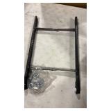 Street Light Pole 20ft Tall - Black Outdoor Adjustable Metal Street Lamp Post for Lights with Mounting Rebar Cage - Retail: $0