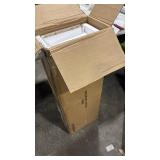 Bookshelf, 6-Tier Bookcase, Book Shelf, Open Storage Shelf, 9.4 x 23.6 x 63.3 Inches, for Living Room, Home Office, Dinning Room, Cloud White - Retail: $0