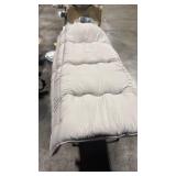 MAXYOYO Japanese Floor Mattress Futon Mattress, Thicken Daybed Futon Roll Up Guest Mattress Thicken Sleeping Pad Foldable Tatami Mat Floor Lounger Bed Couches and Sofas, Grey 54x80 - Retail: $0