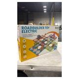 PicassoTiles 85pc Race Car Track Construction Builder Set with Rotating Reversible Tracks Dinosaur Vehicle Road Signs Buildings and Accessories STEM Learning Pretend Play Racing Fun Kids Ages 3+ PTR22