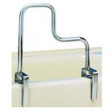 Carex Tri-Grip Bathtub Safety Rail Grab Bar with Chrome Finish  200 lb Weight Capacity - Retail: $73