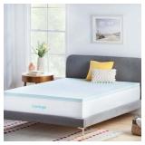 Linenspa 2  Memory Foam Mattress Topper  King - Retail: $300