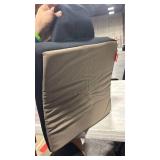 Yupbizauto New Breathable Comfortable Ergonomic Wedge Car Seat Office Chair Back Support Cushion (Tan Syn Leather) - Retail: $0