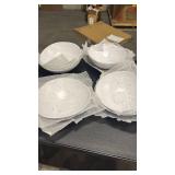 Lot of Eight (8) Confetti Bowls 12in - Retail: $0