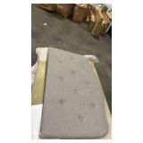 Twin Size Upholstered Light Grey Headboard