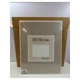 FACTORY SEALED - Creative Mark Cotton Canvas Panels 14x18 - 6 Pack - Professional Quality Fine Weave Acrylic Primed Artist Canvas Boards for Painting, Acrylics, Studios, & More