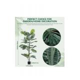 APPEARS NEW - Ruopei 5ft Artificial Palm Trees for Outdoor 2 Pack - Tall Fake Tree for Living Room Faux Large Floor Plant Tropical Plants Indoor with Pot Office Home Bedroom Decor