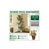 APPEARS NEW - Ruopei 5ft Artificial Palm Trees for Outdoor 2 Pack - Tall Fake Tree for Living Room Faux Large Floor Plant Tropical Plants Indoor with Pot Office Home Bedroom Decor