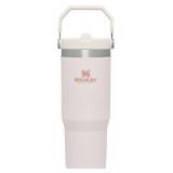 APPEARS NEW - Stanley IceFlow Stainless Steel Tumbler with Straw - Vacuum Insulated Water Bottle for Home, Office or Car Reusable Cup with Straw Leak Resistant Flip Cold for 12 Hrs or Iced for 2 Days 