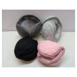 Winter Ear Muffs for Men Women Unisex Warm Earmuffs, Perfect For Winter Wear. 4 Pack.