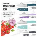 Farberware Chef Knife Set, 4 Piece, Multicolored