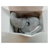 Pro Goleem Elephant Security Blanket, Soft Lovey Unisex Lovie Baby Gifts for Newborn Boys and Girls Snuggle Toy Stuffed Animal Grey 16 Inch