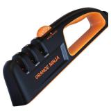 5 Precision Adjust Knife Sharpener- 3-Stage Premium Kitchen Knife Sharpener to Repair, Restore & Polish Blades by Sharp Pebble