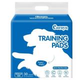 FACTORY SEALED - COCOYO Best Value Training Pads 30 Count | Dog Pee Pads | Super Absorbent Puppy Pads