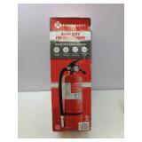 APPEARS NEW - First Alert Fire Extinguisher for Home & Commercial Use, Heavy Duty Rechargeable Compliance Unit, UL RATED 2-A:10-B:C, HOME2PRO, Red, 1-Pack