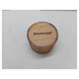 Ironwood Gourmet 28221 Appalachian Salt Cellar, Acacia Wood, 4 x 4 x 2.5 inches, Light Brown