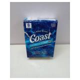 Coast Refreshing Deodorant Soap - Bar Soap with Thick Rich Lather - Clean Rinsing Formula for Fresh, Non-Dry Skin - Classic Scent - 8 x 4 oz