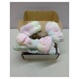 WSYUB Spa Headband and Wrist Bands, Makeup Headband and Wrist Towels for Washing Face, Fuzzy Bow Headbands, Soft Facial Head Bands, Shower Skincare Hair Sleepover Party