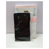 Danskin Girls Footed Black Opaque Tights (Size Large)