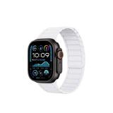 THWALK Magnetic Link Solo Loop Sport Silicone Bands Compatible with Apple Watch Ultra 3/2/1 49mm, Series 11/10 46/42mm, 9/8/7 45/41mm, SE 6/5/4 44/40mm, 3/2/1 42/38mm for Women Men (Band ONLY)