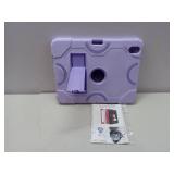 ZoneFoker Case for iPad (A16) 11th/10th Generation 11/10.9 inch 2025/2022, Heavy Duty Military Grade Shockproof Rugged Cover with Pencil Holder/Stand for i Pad 11th / 10 th Gen (Light Purple)