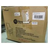 APPEARS NEW - New Ridge Home Goods Ellis Swivel 26 H Counter-Height Bar Stool with Tall Back- Alabaster White