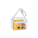 APPEARS NEW - MAY TREE Clear Bag for Stadium Events Clear Messenger Bag Suitable for Concert Outfits and Sports Events