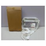 APPEARS NEW - MAY TREE Clear Bag for Stadium Events Clear Messenger Bag Suitable for Concert Outfits and Sports Events