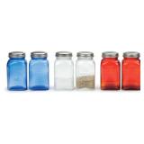 APPEARS NEW - Miles Kimball Cobalt Blue Depression Style Glass Salt & Pepper Shakers
