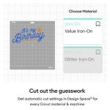 CricutÂ® Value Iron-On, White (12 in x 20 ft)- HTV Heat Transfer Vinyl
