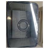 FACTORY SEALED - Hausavant Bread Box for Kitchen Countertop, Airtight Bread Container with Lid, Time Recording Dial, and Draining Board, Bread Storage for Homemade Bread, Toast, Cookies (1 Grey)