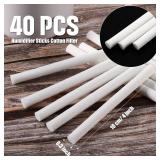 APPEARS NEW - 40 Pieces Humidifier Filter Cotton Refill Travel Mini Humidifier Filters Sticks Car Filters Replacement Parts for Portable Personal USB Powered Smart H20 in Office Bedroom(4 Inch)