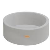 HARBOLLE Baby Ball Pit 35.4 Soft Round Memory Foam Ball Pits NOT Included Balls Indoor Outdoor Playpen for Babies Toddlers Kids Great Gift for Girls Boys, Gray.  NEEDS TO BE WASHED. - Retail: $40