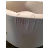 HARBOLLE Baby Ball Pit 35.4 Soft Round Memory Foam Ball Pits NOT Included Balls Indoor Outdoor Playpen for Babies Toddlers Kids Great Gift for Girls Boys, Gray.  NEEDS TO BE WASHED. - Retail: $40