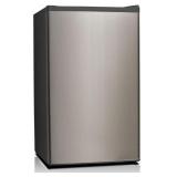 Midea Refrigerator, 3.3 Cubic Feet, Dented on the Outside and Inside. WORKS. - Retail: $278