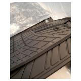 3W Cargo Liner Fit 2024 2025 2026 Toyota Grand Highlander (Include Hybrid) (Only for 7 Seat), Trunk Mat and Seat Back Covers TPE All Weather, Black - Retail: $100