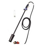 Flame King 100,000 BTU Propane Torch Kit Heavy Duty Weed Burner, 10-FT Hose Regulator Assembly, 40 inches Long - Retail: $57