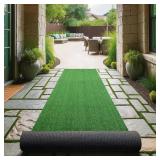 Ottomanson Artificial Grass Outdoor Runner Rug 2