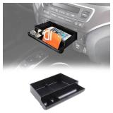 Center Console Organizer Tray for Honda Pilot 2016-2022/ Ridgeline 2017-2025/ Passport 2019-2025, ABS Material Console Drawer Storage Box Coin Container Accessories (Style A)