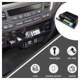 Center Console Organizer Tray for Honda Pilot 2016-2022/ Ridgeline 2017-2025/ Passport 2019-2025, ABS Material Console Drawer Storage Box Coin Container Accessories (Style A)