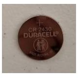 Duracell 2430 3V Lithium Battery, 1 Count Pack, Lithium Coin Battery for Medical and Fitness Devices, Watches, and more, CR Lithium 3 Volt Cell