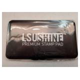 Premium Stamp Pad Medium Size 3 x 4" - for Traditional Rubber Stamps - Felt Pad Black Color "