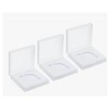 62mm Lens Filter Case, 3pcs Camera Filter Case Portable Lens Filter Box Water Resistant Dustproof Plastic for Photography Filter Storage